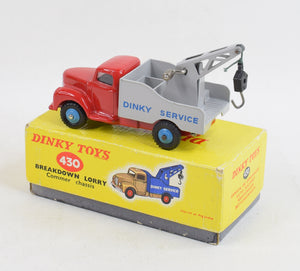 Dinky Toys 430 Commer Breakdown Virtually Mint/Boxed (blue metal hubs)