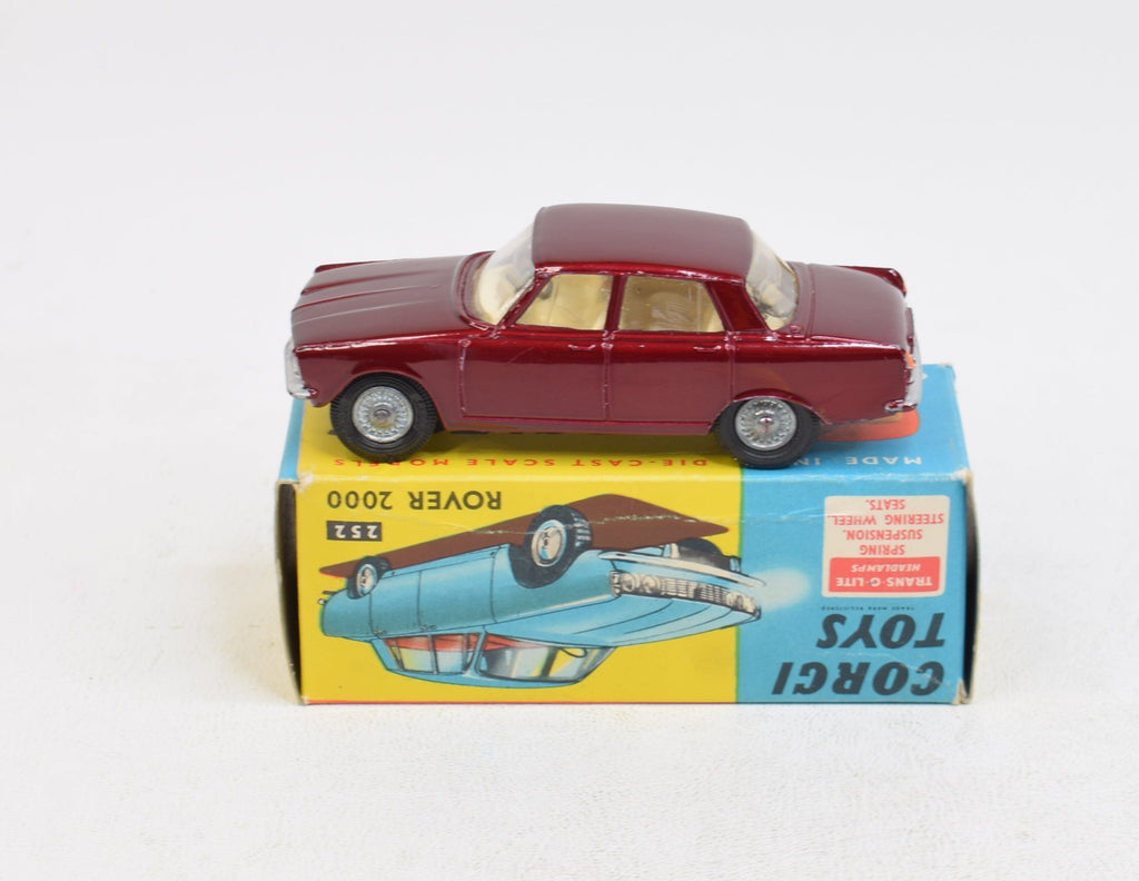 Corgi toys 252 Rover 2000 Virtually Mint/Boxed (Cast hubs) – JK DIE ...