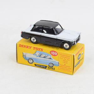 Dinky Toys 189 Triumph Herald 'Promotional' Virtually Mint/Boxed (Black & White)