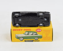 Dinky Toys 189 Triumph Herald 'Promotional' Virtually Mint/Boxed (Black & White)