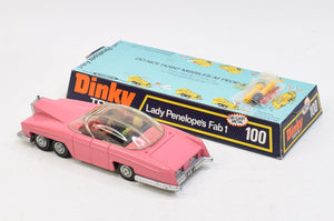 Dinky toys 100 Fab 1 Virtually Mint/Boxed (Black interior) ''The Winchester Collection''