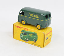 French dinky 25bv Fourgon Postal Virtually Mint/Boxed (Dual numbered box)