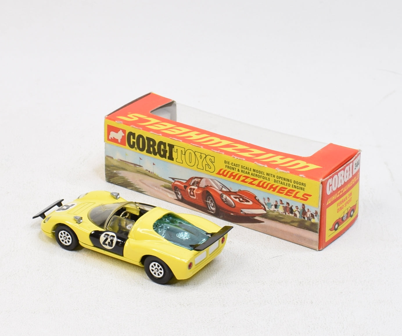 CORGI TOYS RÉF. 344 Ferrari 206 Dino Sport Très Bon État avec Boîte D'origine EUR 20,50 - FR CORGI TOYS RÉF. 344 Ferrari 206 Dino Sport Très Bon État avec Boîte D'origine EUR 20,50 - FR