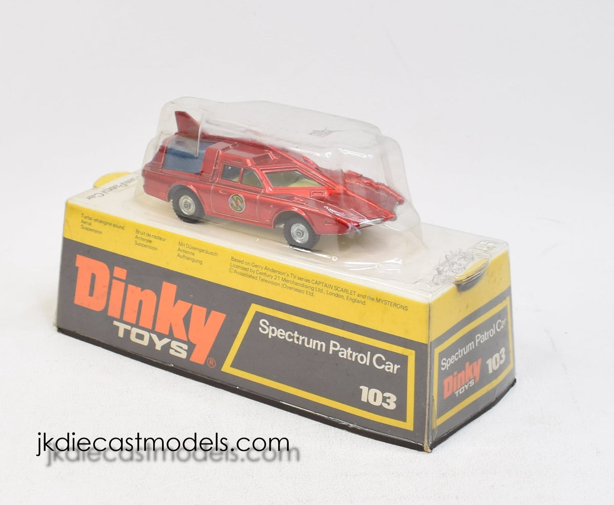 Dinky toys 103 Spectrum Patrol Car Virtually Mint/Boxed ''The Winchester Collection''