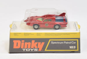 Dinky toys 103 Spectrum Patrol Car Virtually Mint/Boxed ''The Winchester Collection''