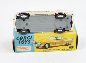 Corgi toys 211s Studebaker 'Golden Hawk' Very Near Mint/Nice box 'Dryden Collection'