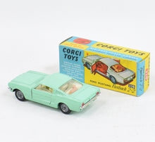 Corgi toys 320 Mustang Virtually Mint/Nice box 'Dryden Collection'