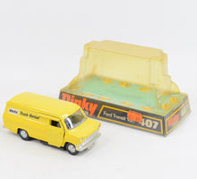 Dinky toy 407 'Hertz' Ford Transit Very Near Mint/Boxed (Grey interior) 'Dryden Collection'