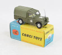 Corgi Toys 500 U.S Army Land-Rover Weapons carrier Virtually Mint/Nice box