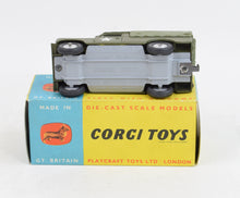 Corgi Toys 500 U.S Army Land-Rover Weapons carrier Virtually Mint/Nice box