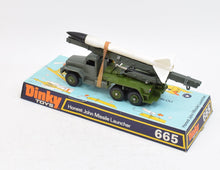 Dinky toy 665 Honest John Missile Launcher Virtually Mint/Lovely box