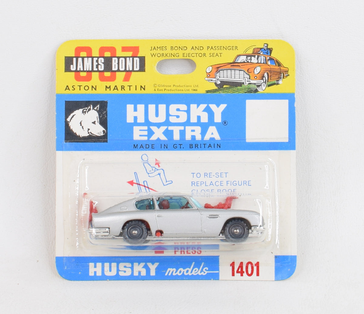 Husky models 1401 James Bond Aston M.O.C