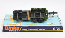 Dinky toy 665 Honest John Missile Launcher Virtually Mint/Lovely box