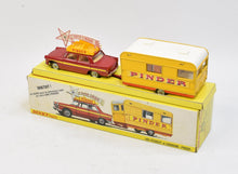 French Dinky 882 Pinder Peugeot 404 & Caravan Virtually Mint/Nice box