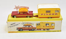 French Dinky 882 Pinder Peugeot 404 & Caravan Virtually Mint/Nice box
