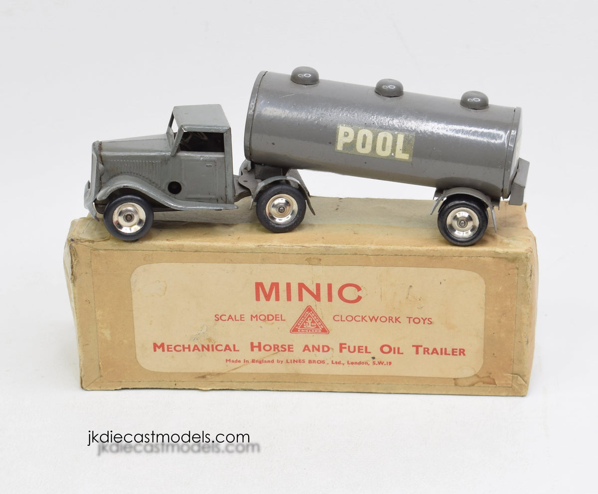 Tri-ang Minic 'POOL' Petrol Tanker Virtually Mint/Boxed