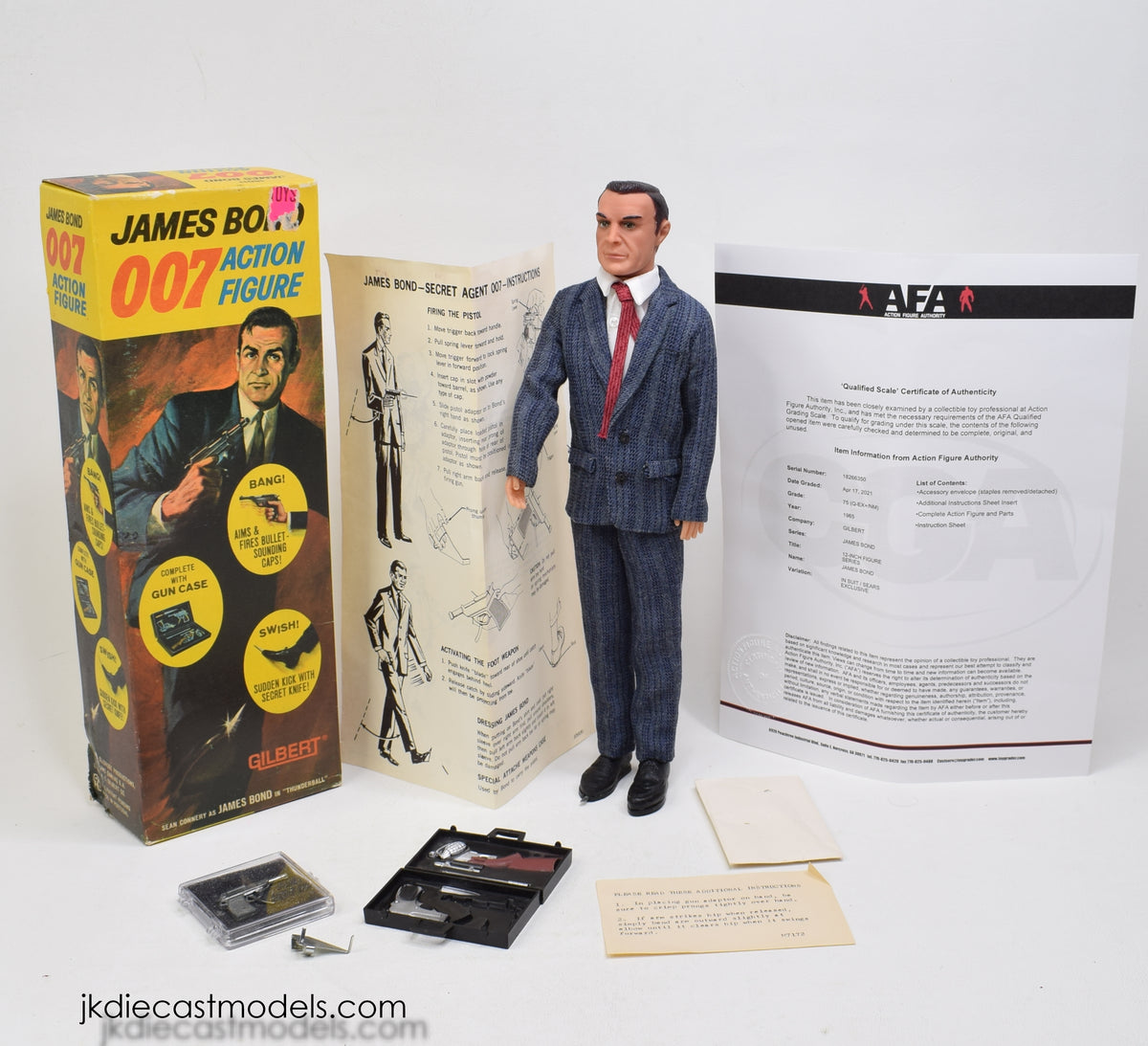 Figurine James Bond 007 – Personnage Domino Par Gilbert – Collection Vintage