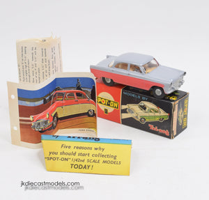 Spot-on 100sl Ford Zodiac Virtually Mint/Nice box