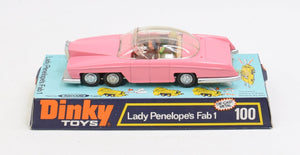 Dinky toys 100 Fab 1 Virtually Mint/Nice box (Light pink)