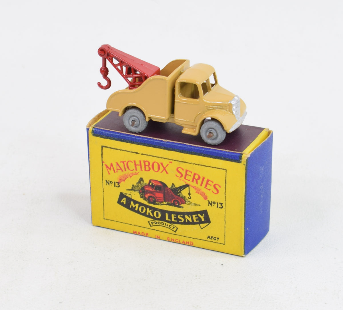 Matchbox Lesney 13 Breakdown truck MW/B1 box Virtually Mint/Nice box 'Taurus Collection'