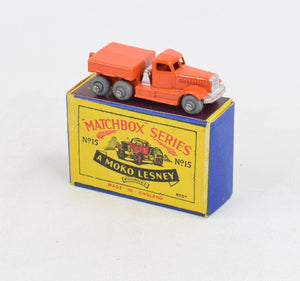 Matchbox Lesney 15 Prime mover MW/B1 box Virtually Mint/Nice box 'Taurus Collection'