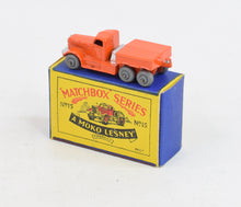 Matchbox Lesney 15 Prime mover MW/B1 box Virtually Mint/Nice box 'Taurus Collection'