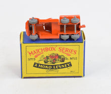 Matchbox Lesney 15 Prime mover MW/B1 box Virtually Mint/Nice box 'Taurus Collection'