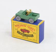 Matchbox Lesney 12 Land Rover MW/B1 box Virtually Mint/Boxed 'Taurus Collection'