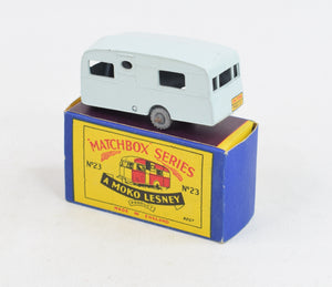 Matchbox Lesney 23 Berkeley Caravan MW/B1 box Virtually Mint/Nice box 'Taurus Collection'