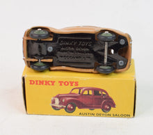 Dinky Toys 40d Austin Devon Very Near Mint/Boxed (Tan/Suede green hubs)