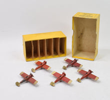 Trade box of 5 Dinky toys 60d Low wing monoplane - Near Mint