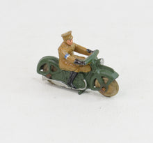 Dinky toys 37c Royal signal corps despatch rider (white tyre) "The west London Collection"