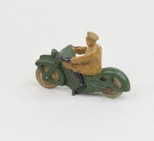 Dinky toys 37c Royal signal corps despatch rider (white tyre) "The west London Collection"