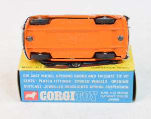 Corgi Toys 345 MGC Virtually Mint/Nice box