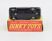 Dinky Toys 189 Triumph Herald 'Promotional' Virtually Mint/Boxed (Black & White) "The West London Collection"