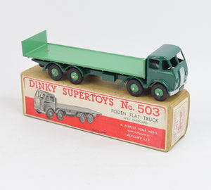 Dinky toys 503 Foden flat truck with tailboard Very Near Mint/Boxed