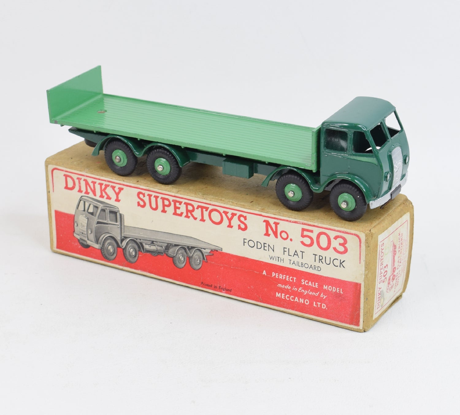 Dinky toys 503 Foden flat truck with tailboard Very Near Mint/Boxed