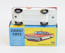 Corgi toys 482 'Chevrolet' Fire chief Virtually Mint/Boxed