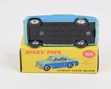 Dinky toy 166 Sunbeam Rapier Virtually Mint/Lovely box (No.3)