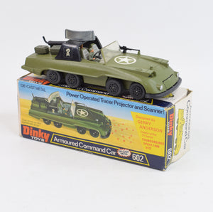 Dinky toys 602 Gerry Anderson Armoured Command car Virtually Mint/Boxed