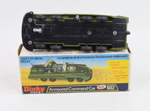 Dinky toys 602 Gerry Anderson Armoured Command car Virtually Mint/Boxed