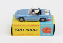Corgi toys 318 Lotus Elan S2 Virtually Mint/Boxed (Rare box & cast hubs)