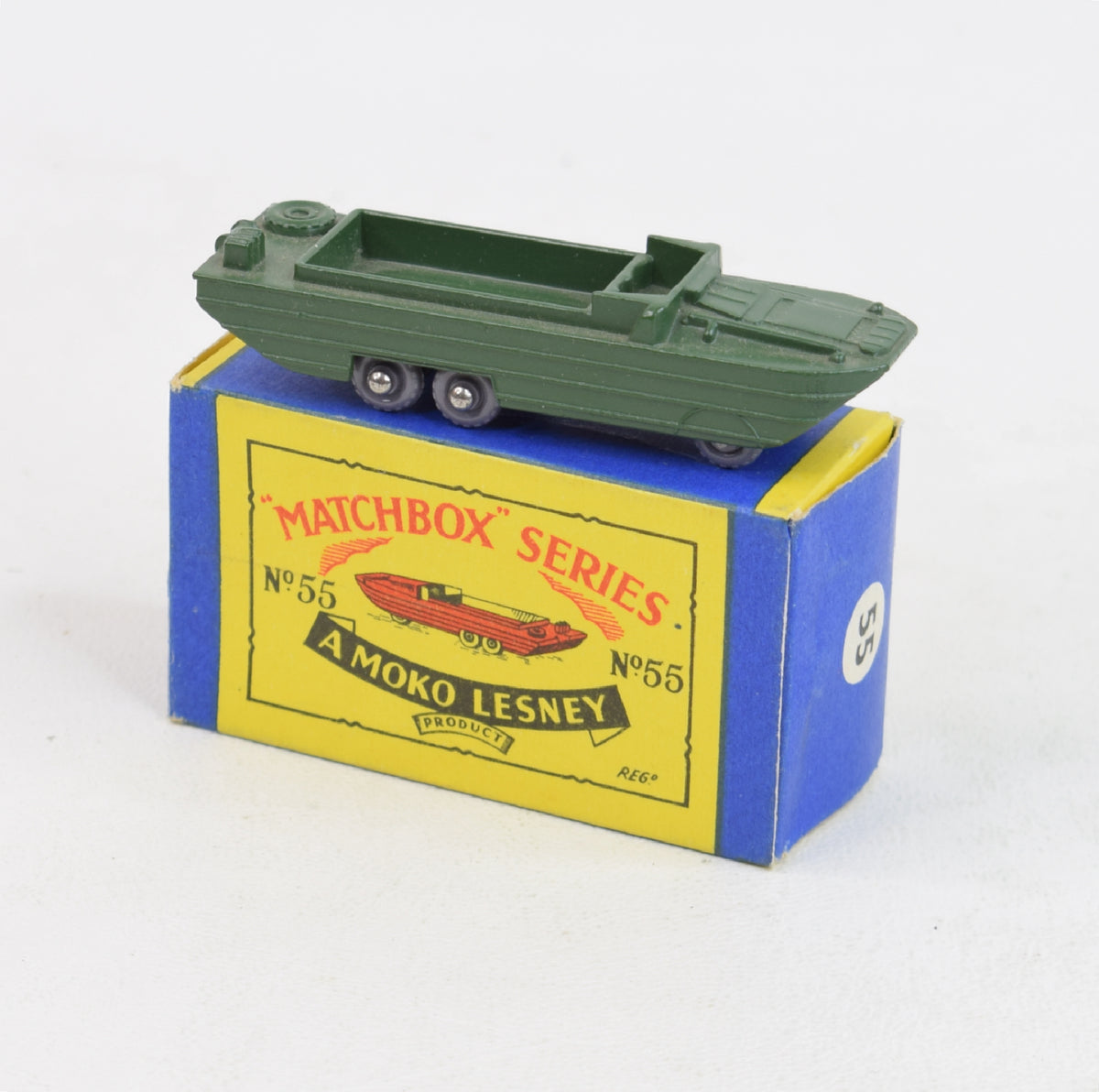 MATCHBOX N° 55 D.U.K.W Amphibian 1958 Matchbox Lesney Series 55