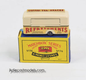 Matchbox Lesney 74 Mobile Canteen GPW/B4 Virtually Mint/Nice box