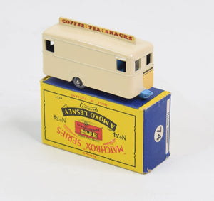 Matchbox Lesney 74 Mobile Canteen GPW/B4 Virtually Mint/Nice box