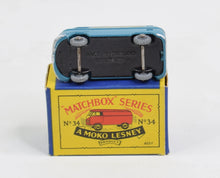 Matchbox Lesney 34 VW RW/B2 box Virtually Mint/Nice box