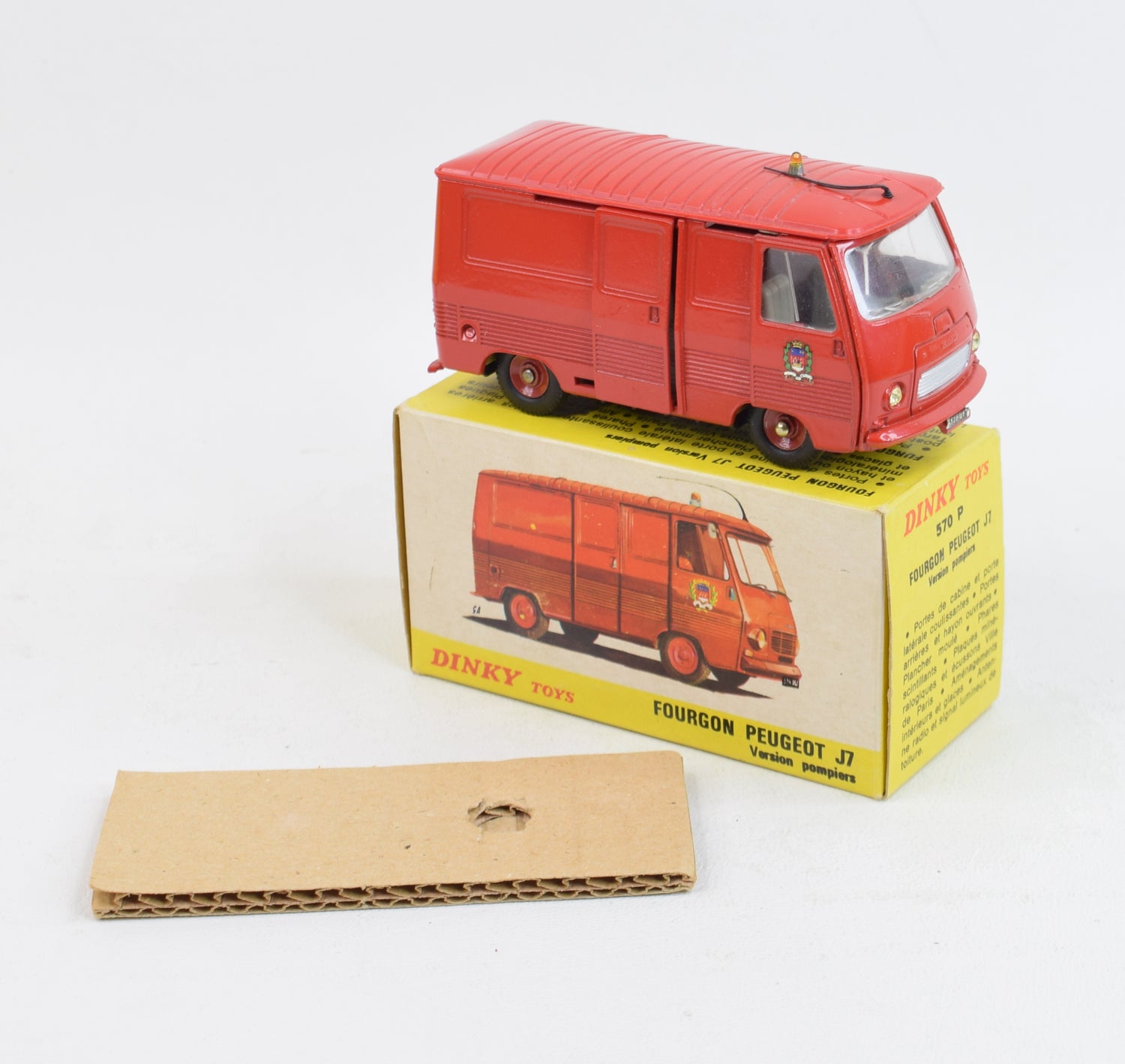 French Dinky 570p Fourgon 'Pompiers' Virtually Mint/Nice Box 