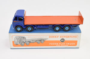 Dinky toys 503 Foden flat truck with tailboard Virtually Mint/Boxed