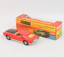 Corgi toys 391 James Bond Ford Mustang (Open slot hubs) Virtually Mint/Boxed ''Corgi Whizzwheel Collection''