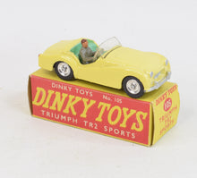 Dinky toys 105 Triumph Tr2 Virtually Mint/Nice box